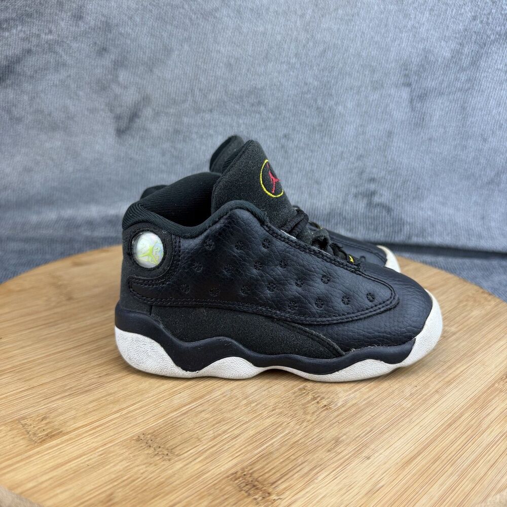 Jordan Air Jordan 13 Retro Shoes Toddler Size 8C Black Sneakers DJ3004-062